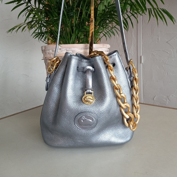 Dooney & Bourke 1980's Drawstring Bag. - Picture 7 of 16